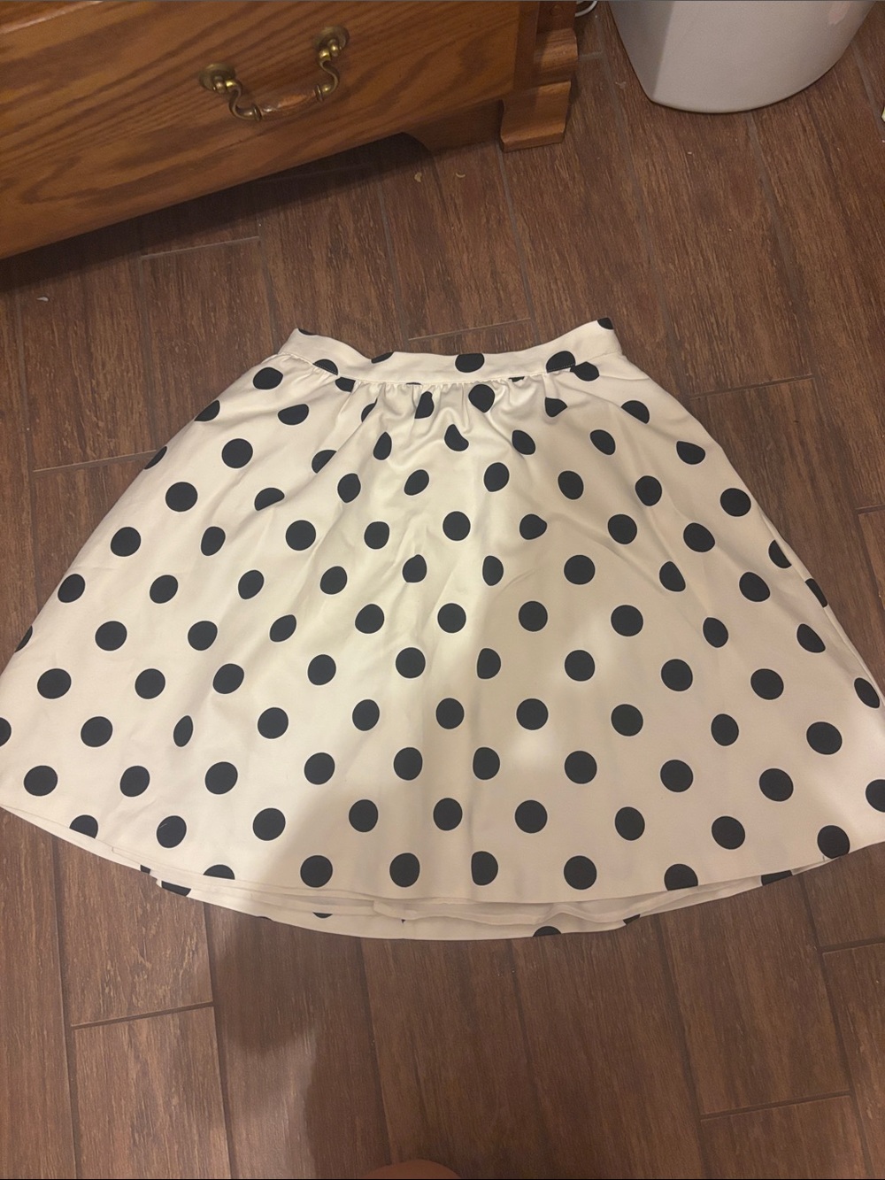 Polka dot skirt